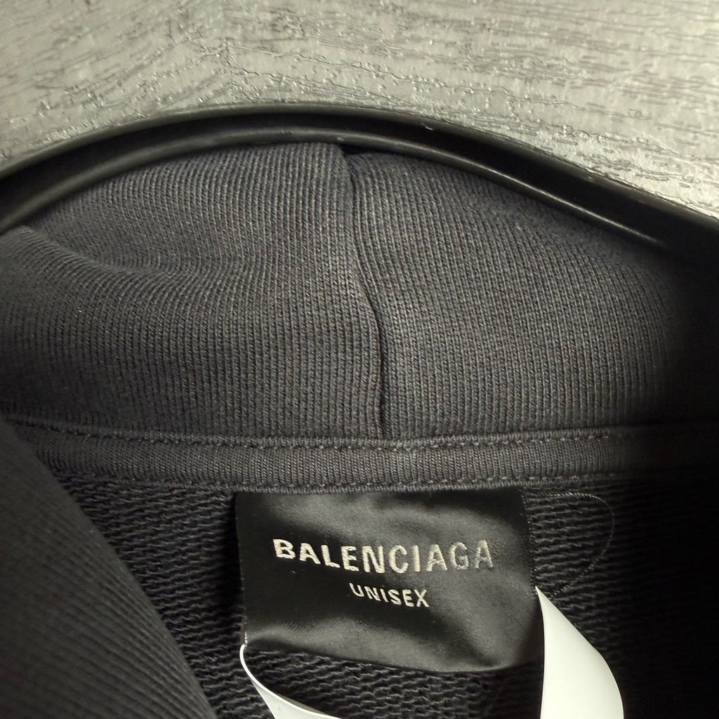Balenciaga Hooded 3b Paint-Splatter Hoodie