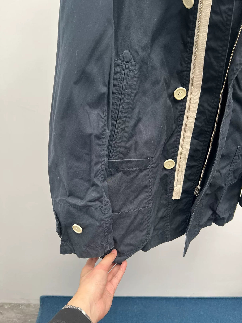 Junya Watanabe × Cdg 08ss SS08 Stand-Collar Parka Coat