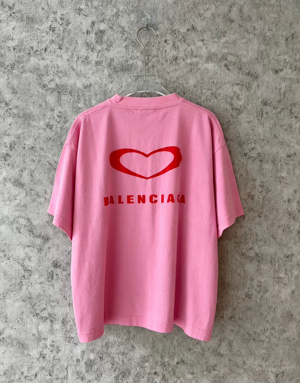 Balenciaga FW25 Qixi Valentine Embroidered Short Sleeve Top