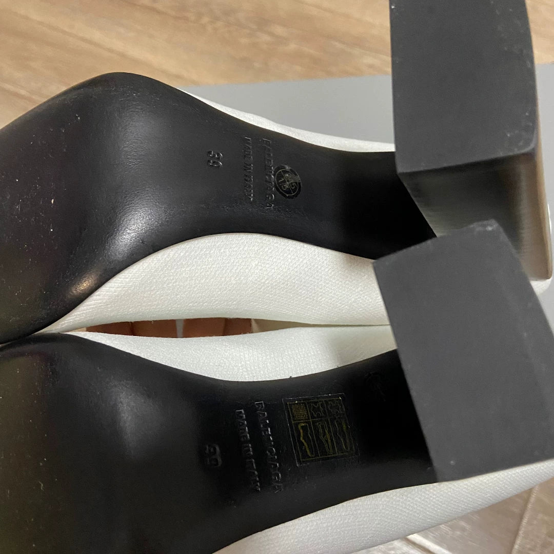 Balenciaga 19SS Runway Square-Toe Shoes