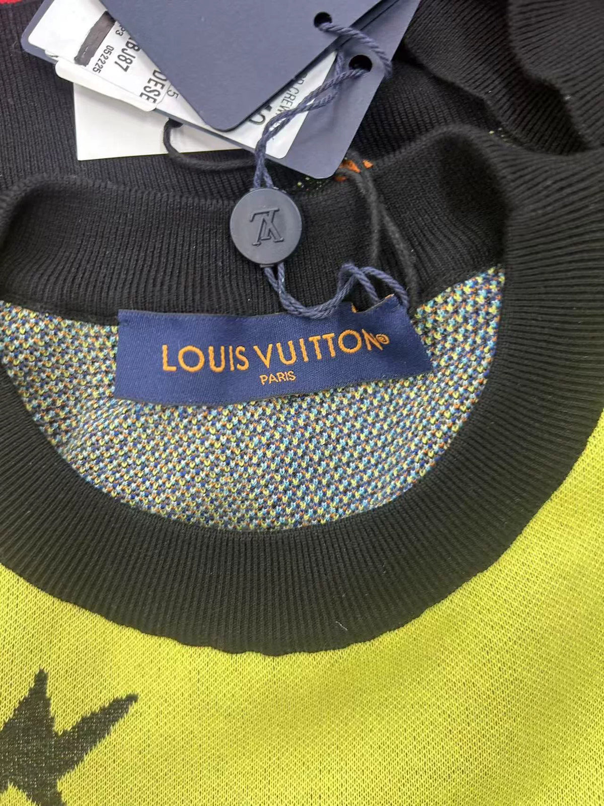Louis Vuitton Multicolor Cartoon Animal Jacquard Knit Sweater