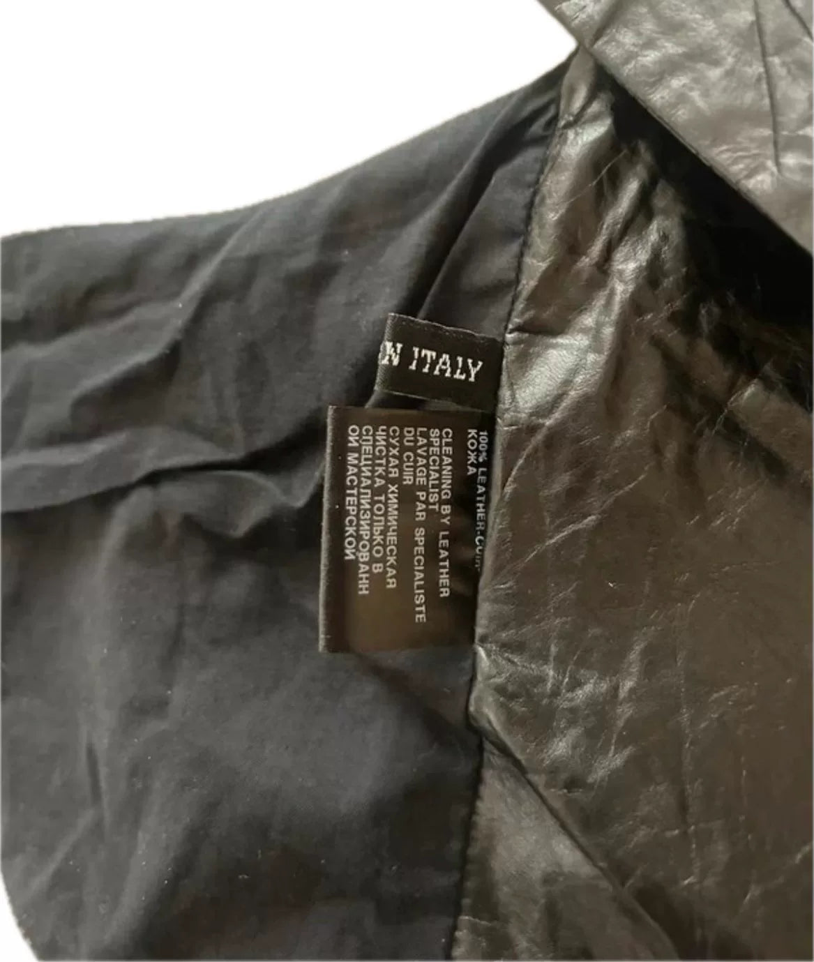 Ann Demeulemeester Archive Oil Wax Leather Deconstructed Vest