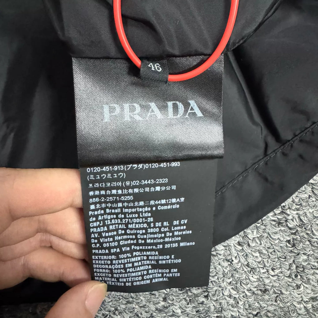 Prada Triangle Logo Nylon Jacket