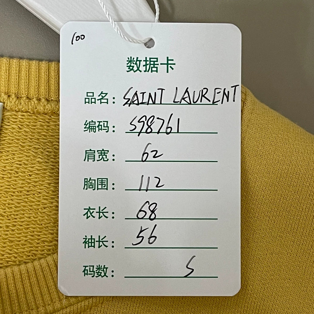 Saint Laurent Embroidered Logo Sweater