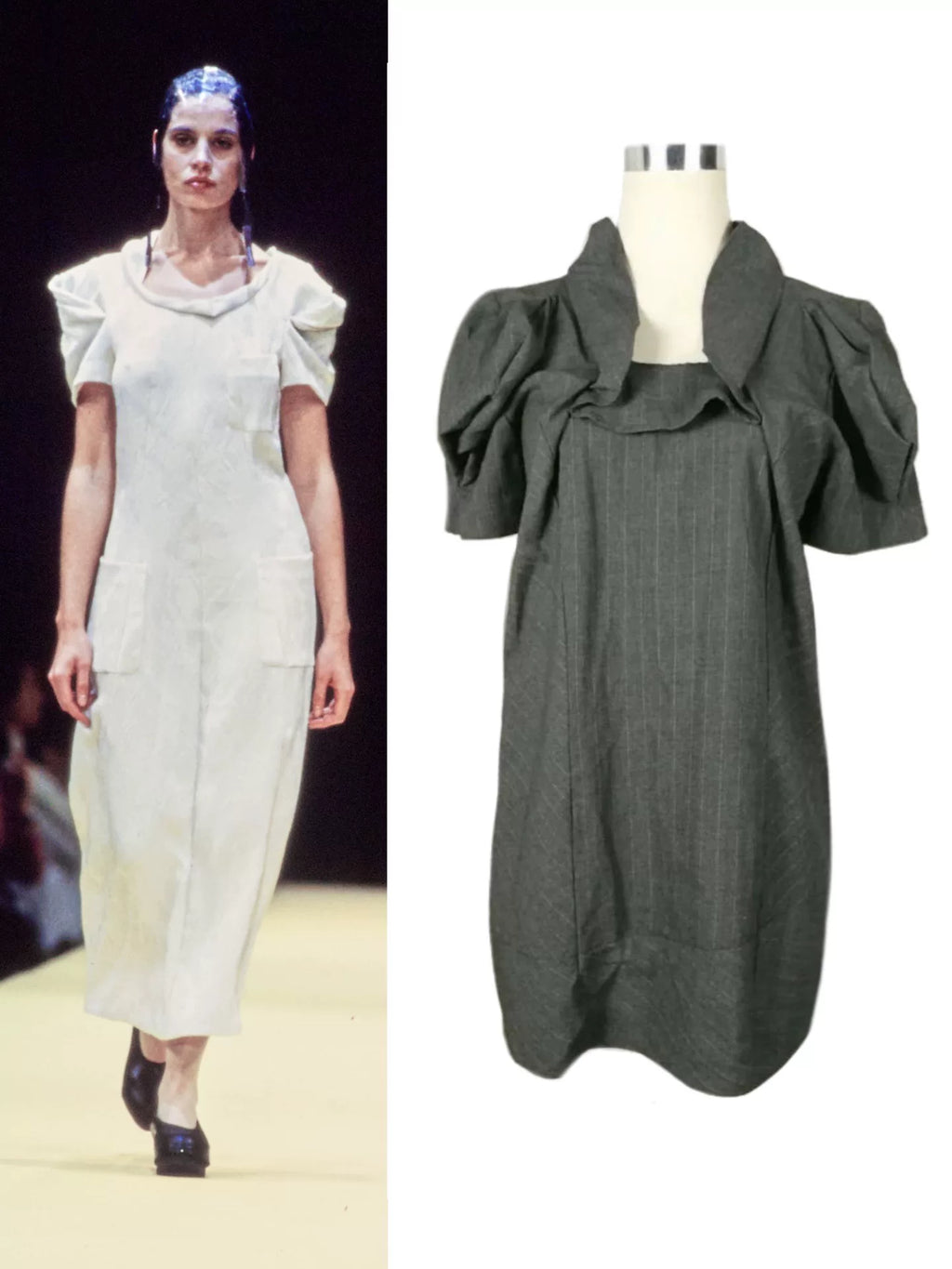 Comme des Garcons SS93 Pleated Sleeve Top