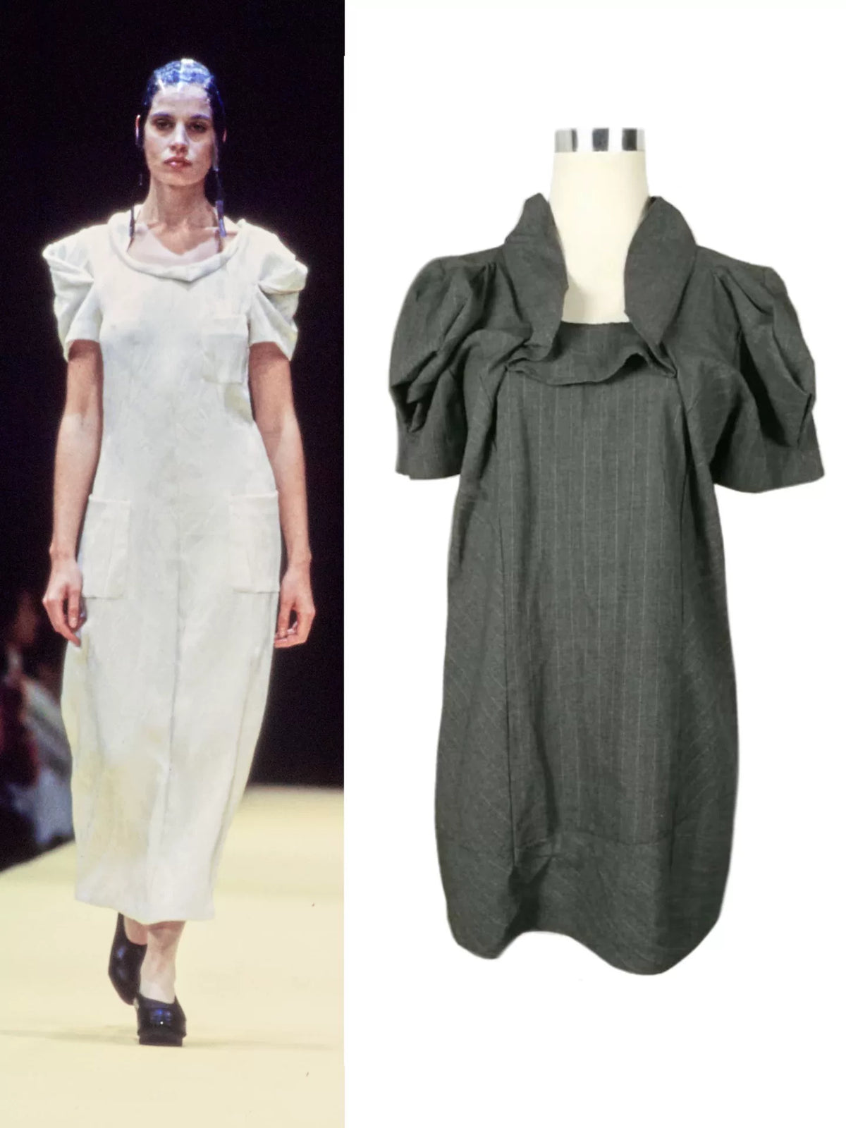 Comme des Garcons SS93 Pleated Sleeve Top