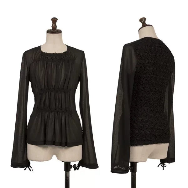 Jean Paul Gaultier Vintage Black Pleated Top