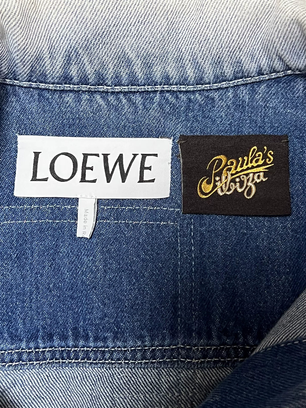 Loewe Patchwork Denim Jacket
