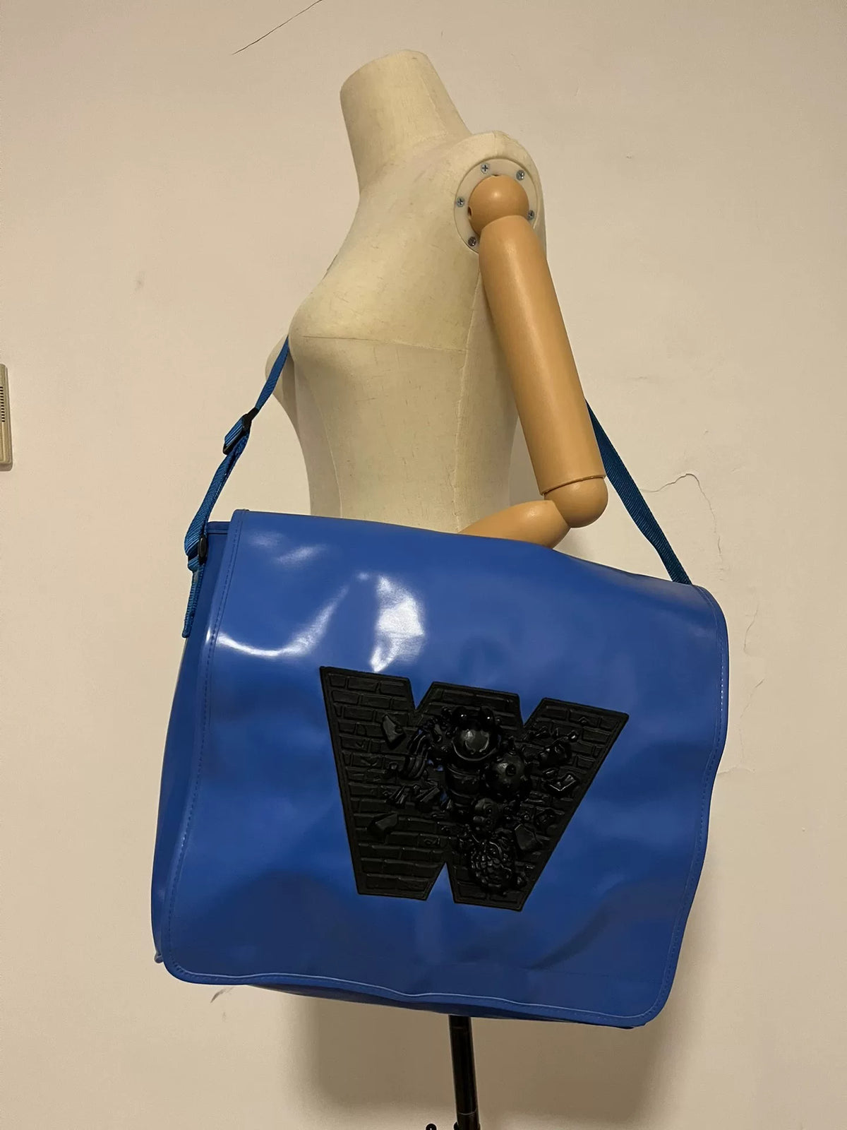 walter van beirendonck wlt 3D pattern crossbody bag