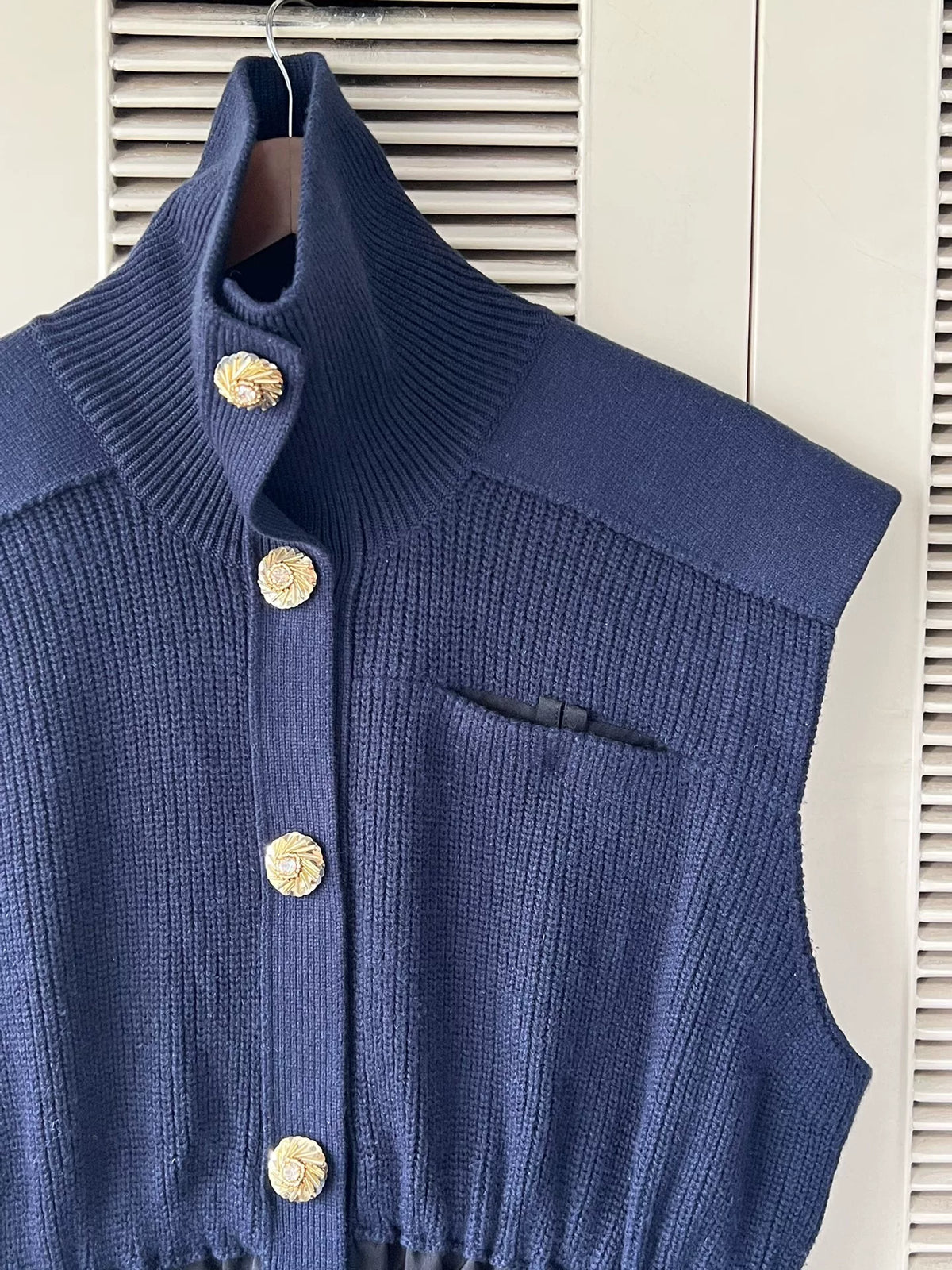 Louis Vuitton Knit Navy Vest