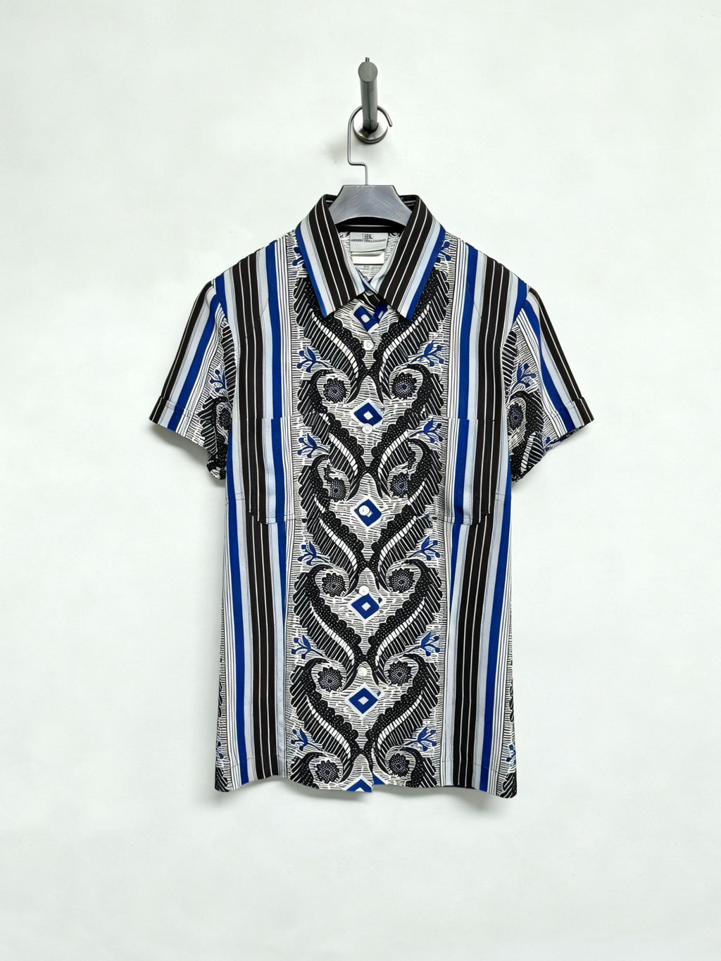 DRIES VAN NOTEN Silk Short-Sleeve Shirt