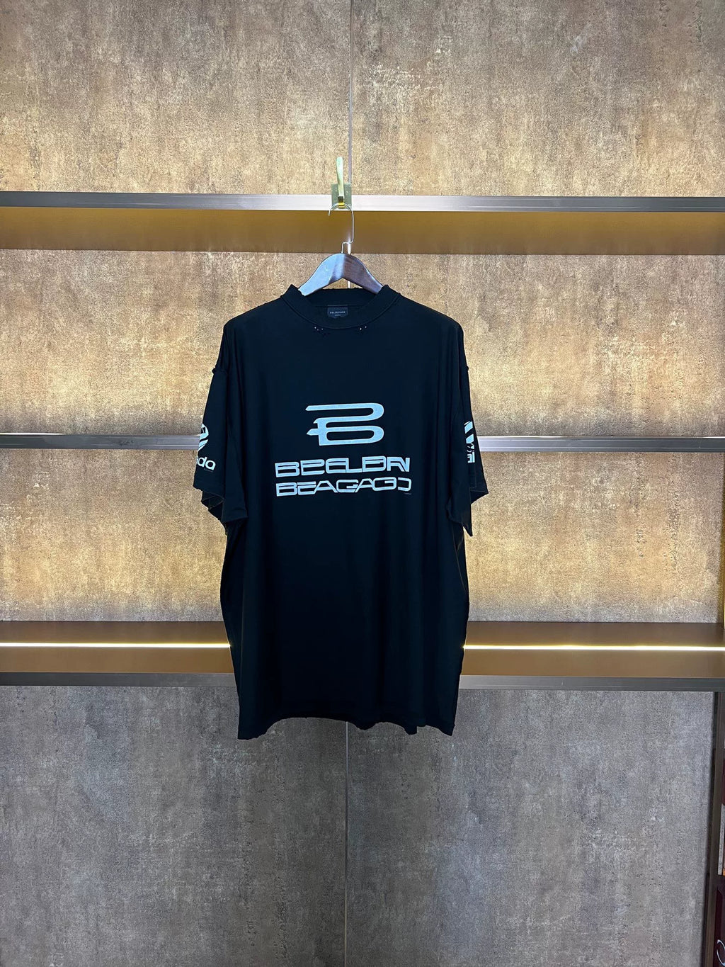 Balenciaga Destruction Short Sleeve Top