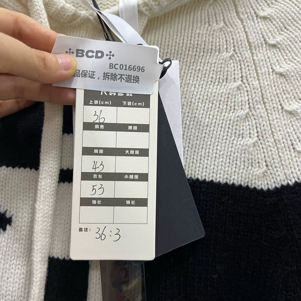 Dior Color-Blocked Logo Cashmere Hoodie