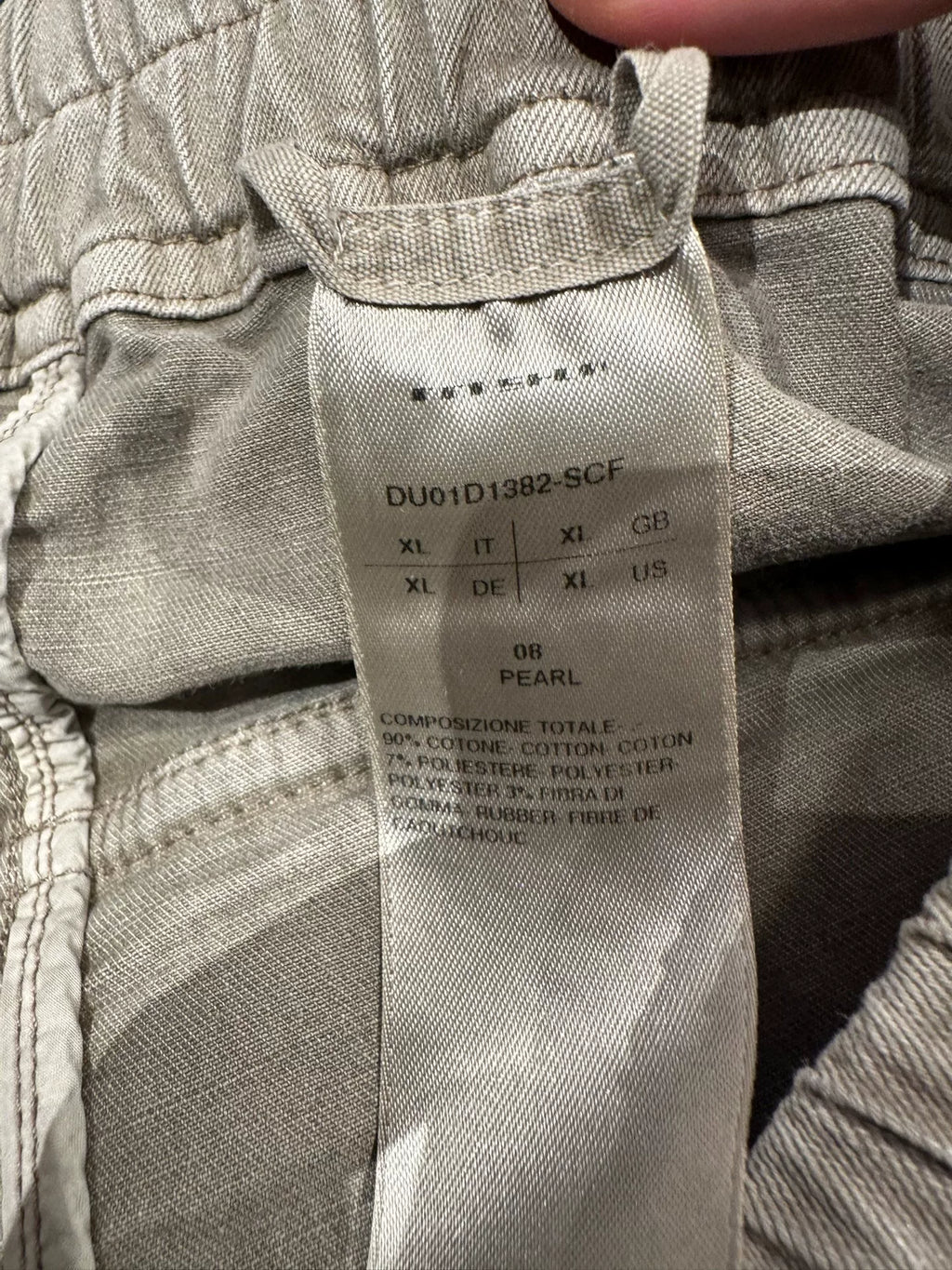 Rick Owens waxed double-ring shorts