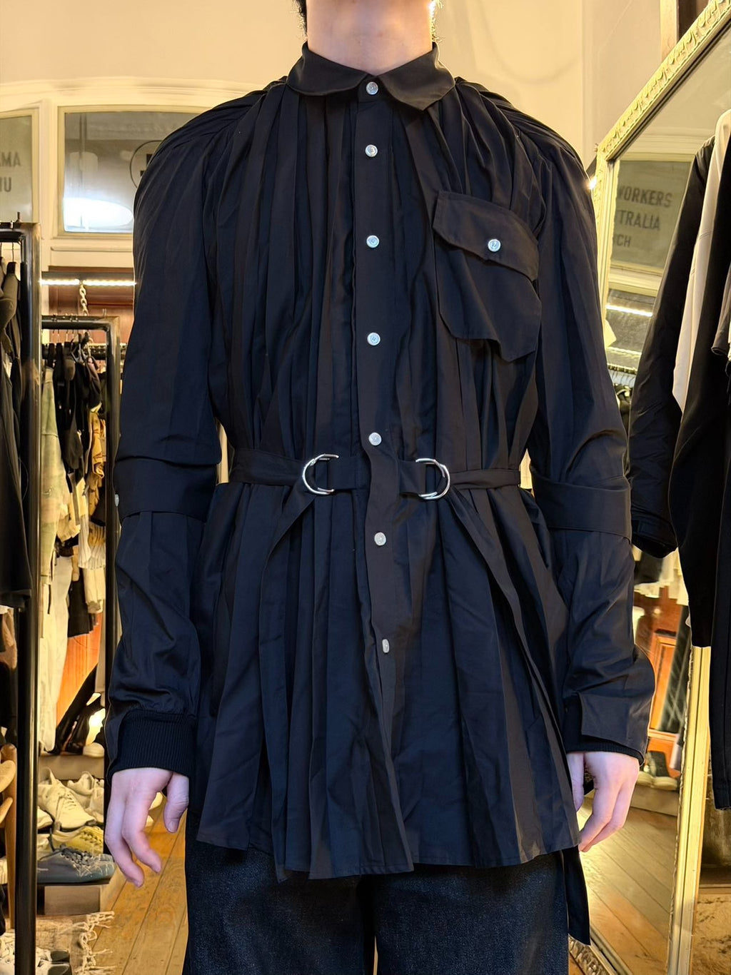 HBA Hood By Air FW15 Black Shirt