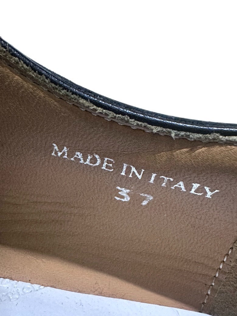 Maison Margiela Nail Sole Studded Black Derby Shoes