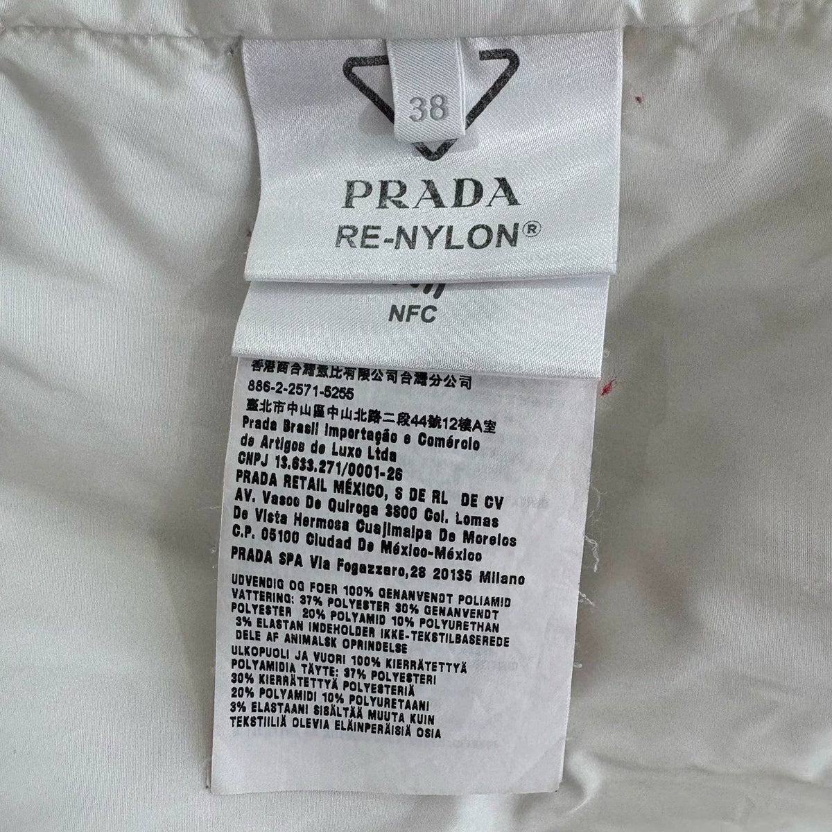 PRADA RE_NYLON nylon cotton jacke