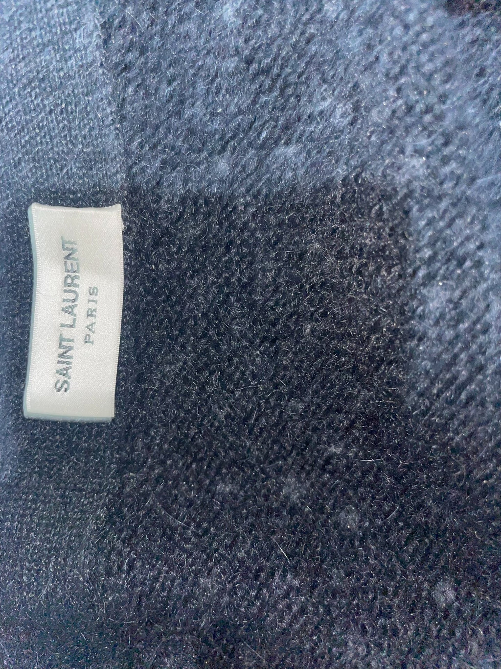Saint Laurent SS16 Mohair Rhinestone Studded Cardigan