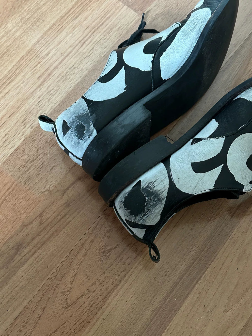 Comme Des Garçons Homme Plus Black White Derby