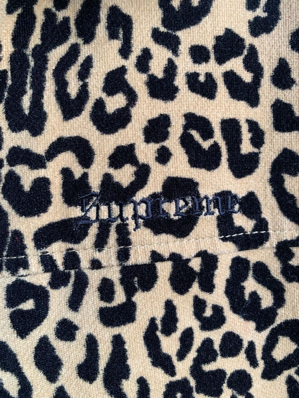 Supreme × Zimptone Leopard Print Fleece Coat