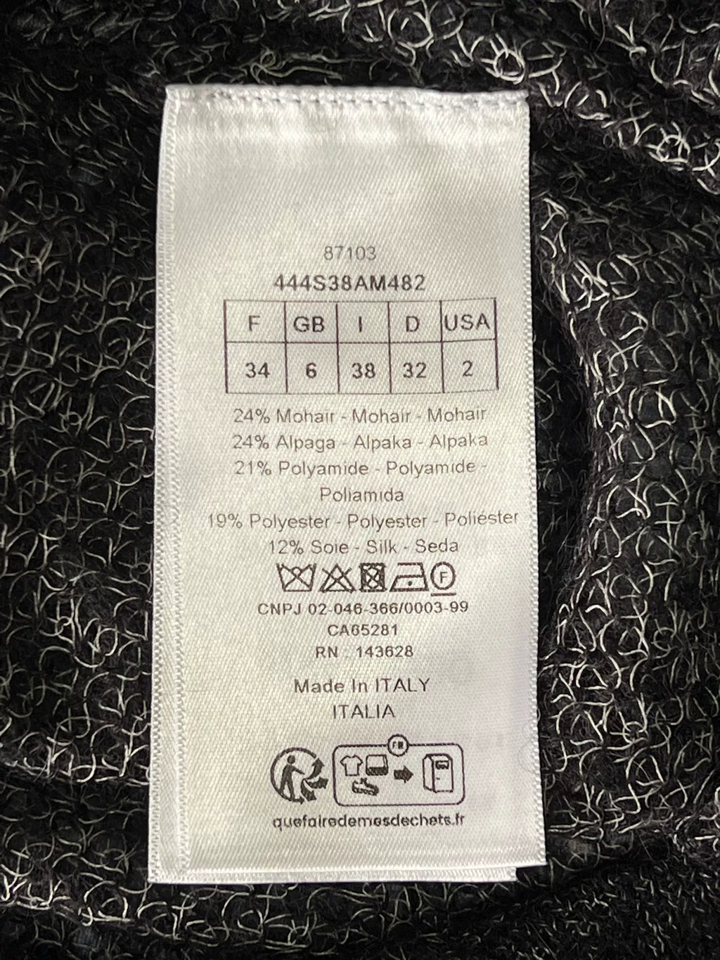 Christian Dior cashmere blend cardigan