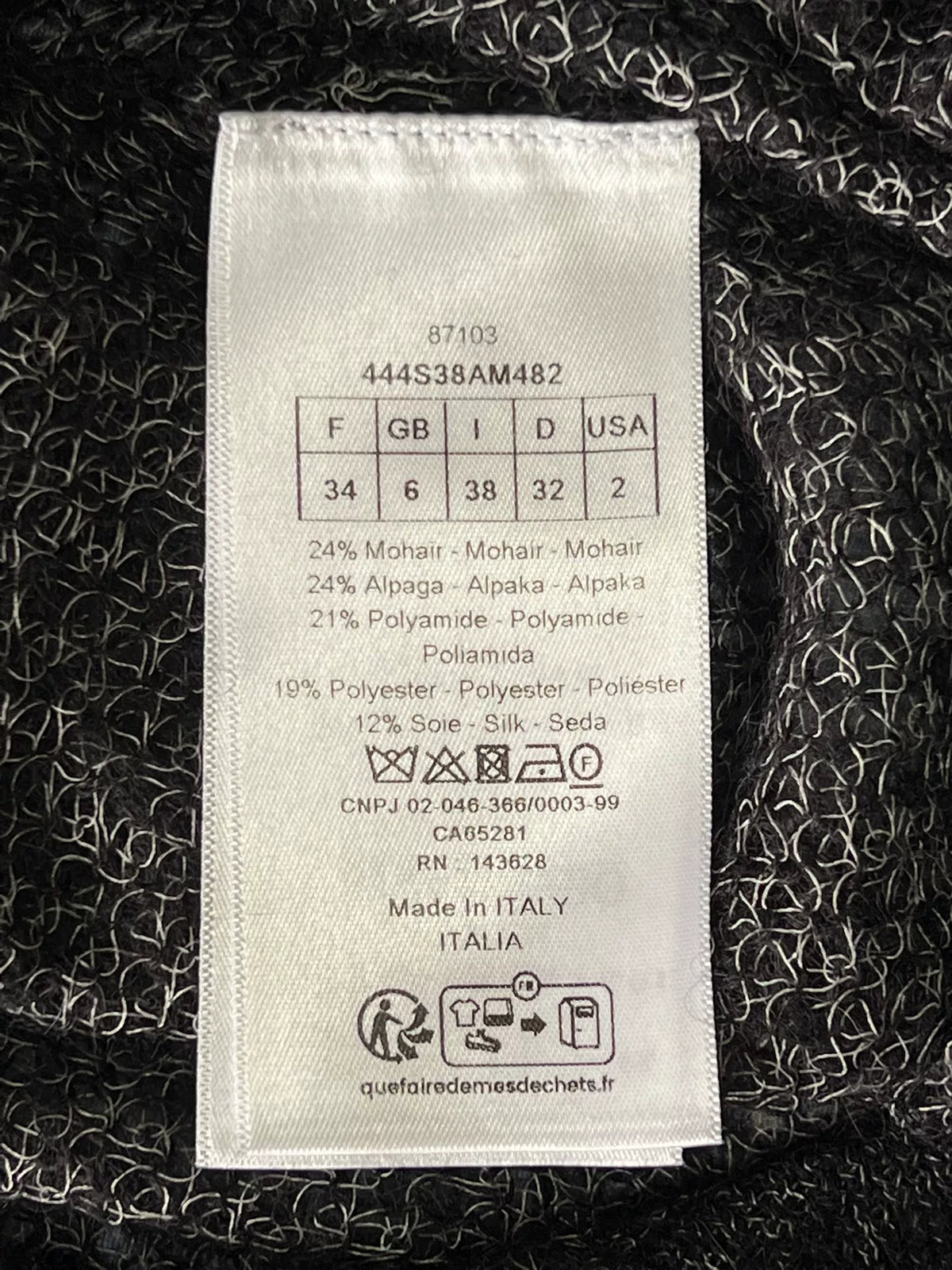 Christian Dior cashmere blend cardigan