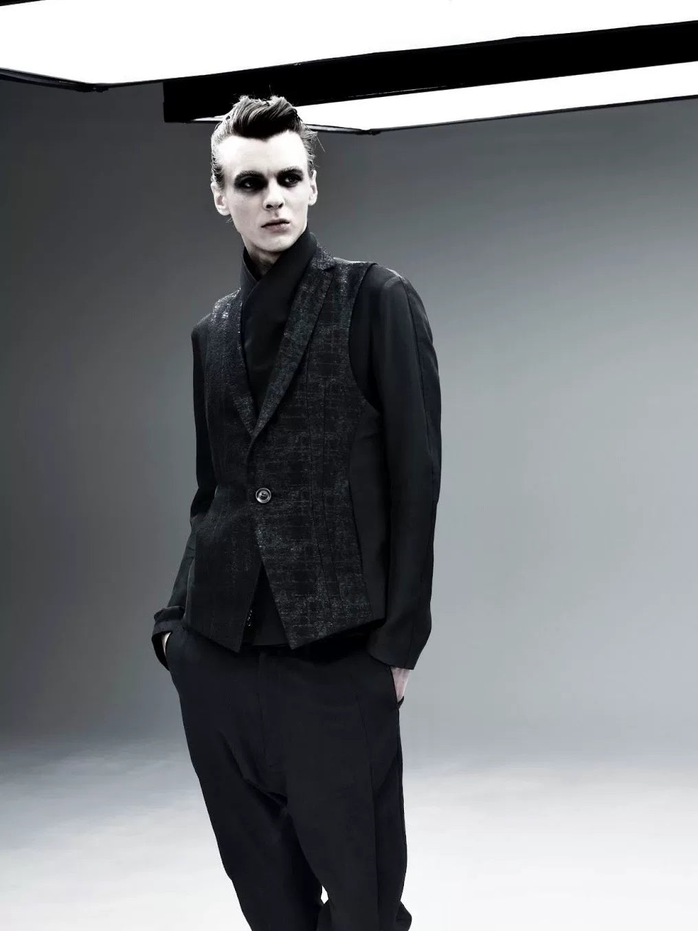 Julius_7 Jacquard Vest 2013 SS Lookbook Style