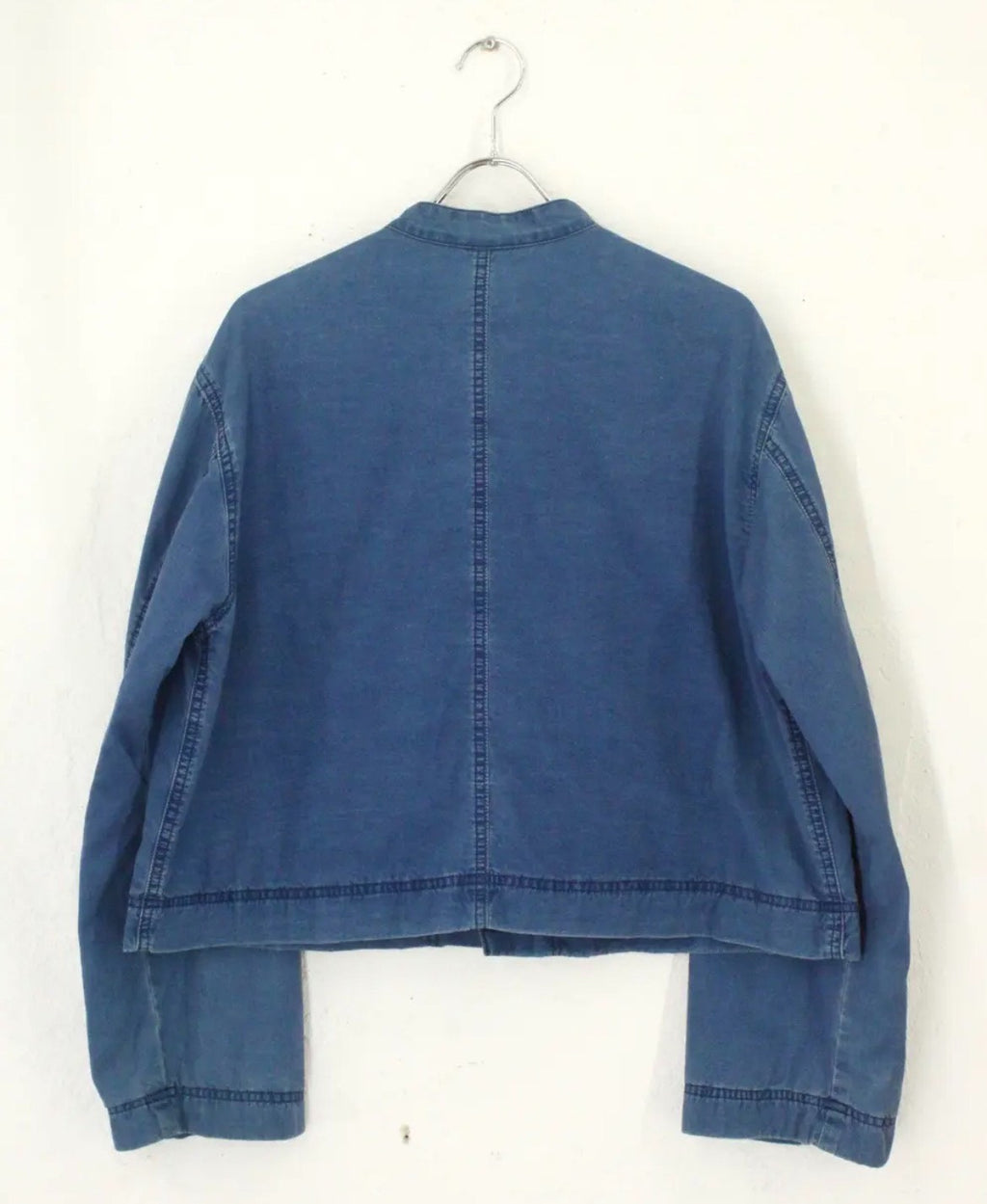 Issey Miyake 1990s Chinese Button Denim Jacket