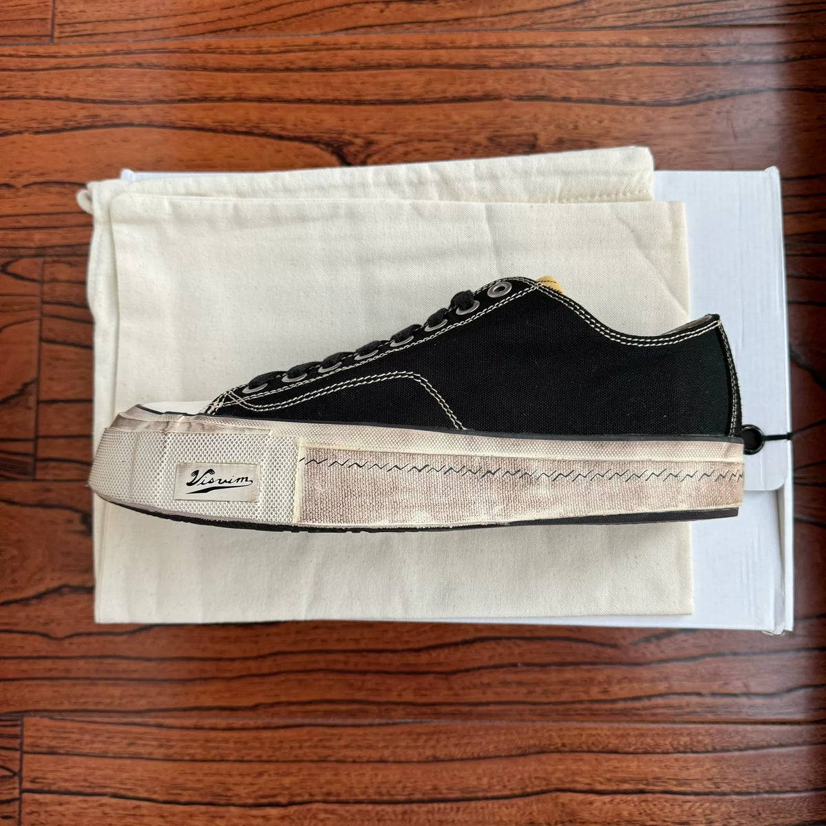 Visvim 26AW SKAGWAY LO G.PATTEN Chunky Sole Canvas Shoes