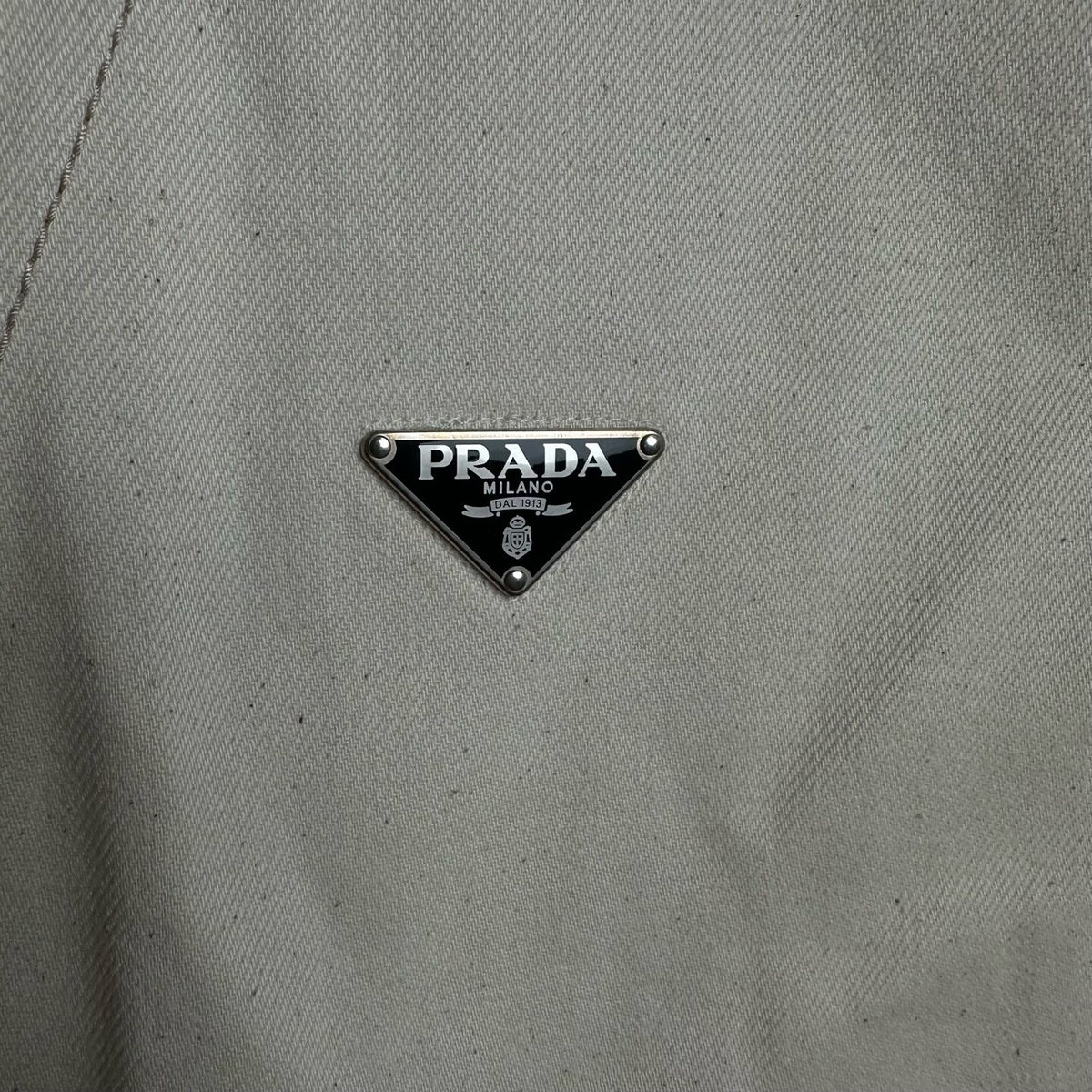 Prada Beige Denim Vest