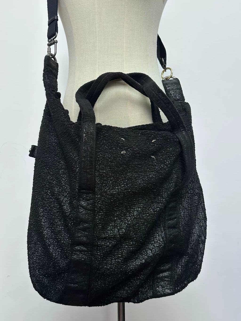 Maison Martin Margiela Teddy Leather Shoulder Bag