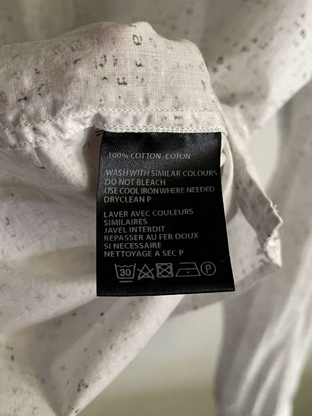 Ann Demeulemeester Matrix Code Shirt