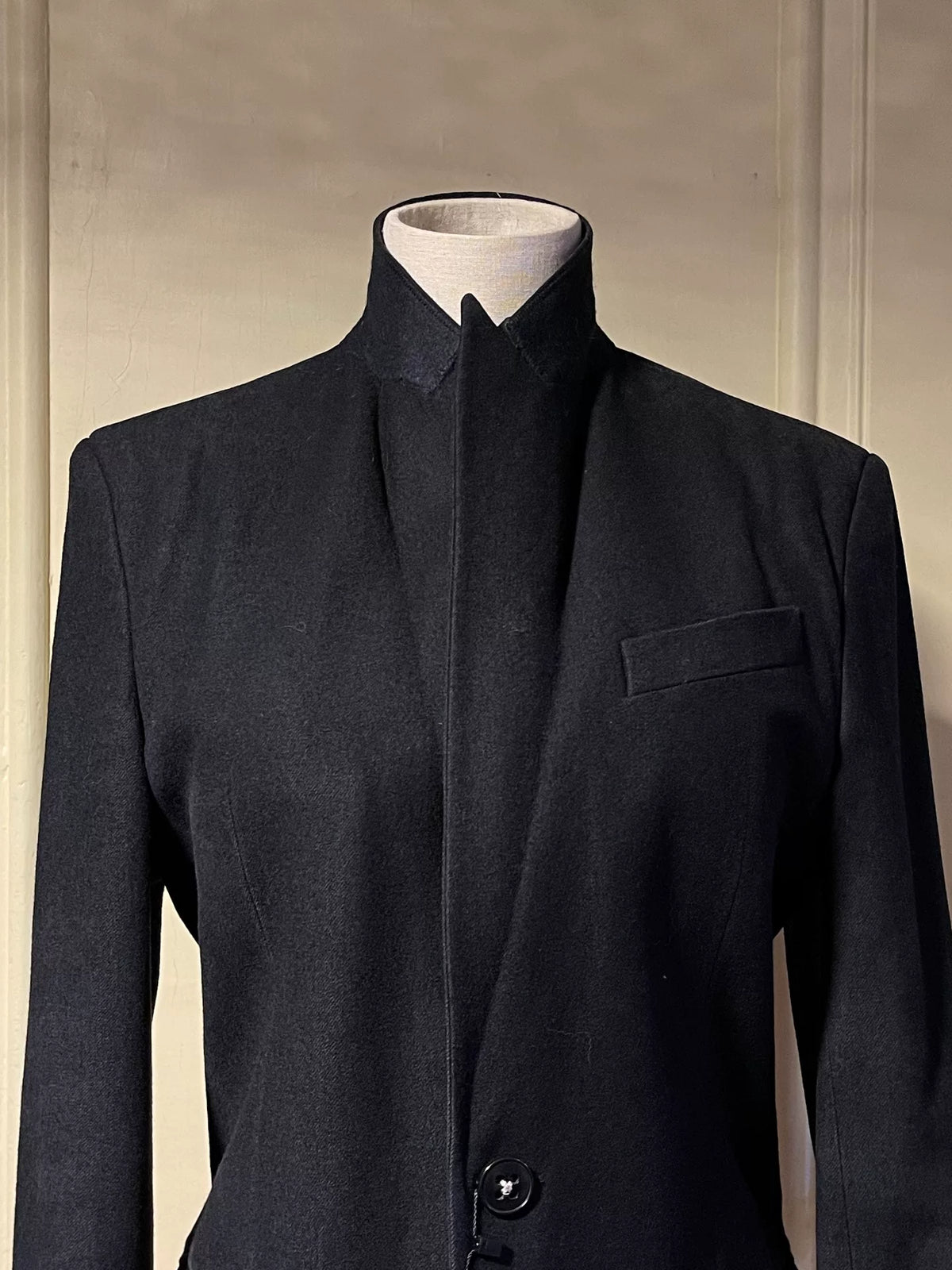 Ann Demeulemeester Peak-Lapel Wool Blazer