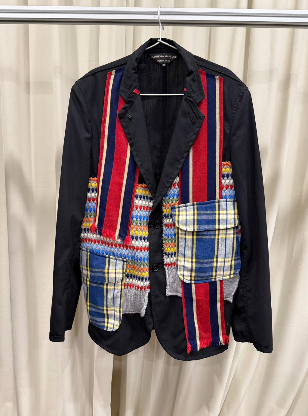 Comme des Garçons cdg10ss patchwork suit runway style