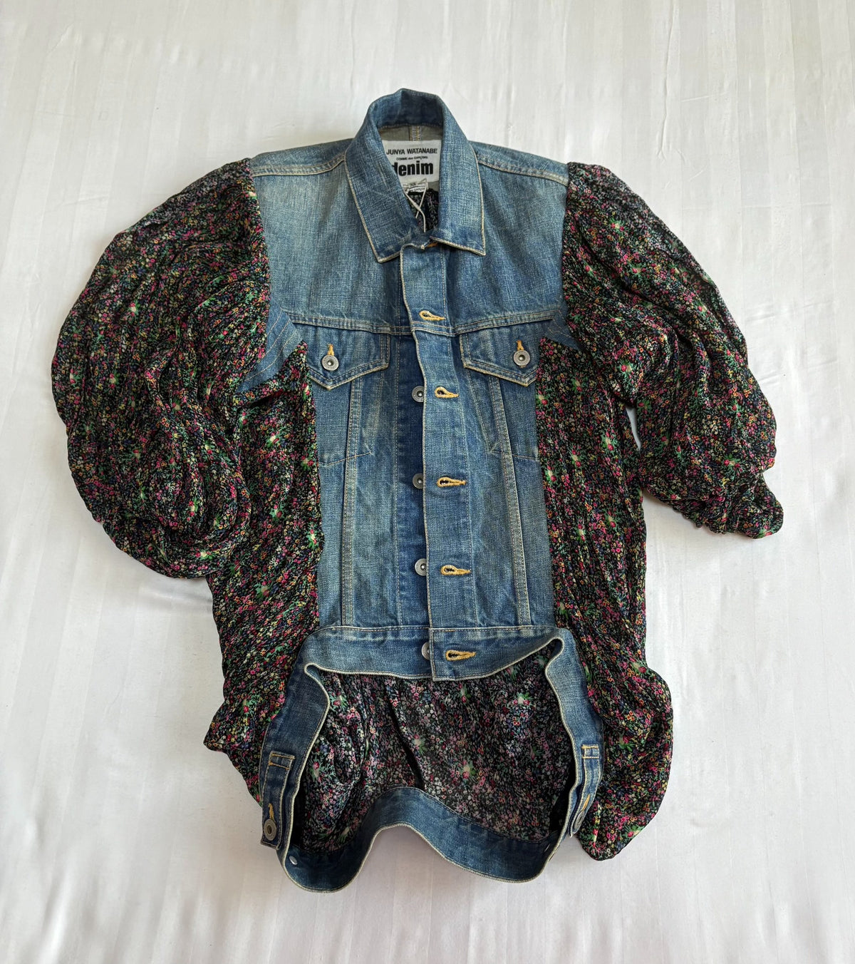 JUNYA WATANABE Patchwork Denim Shirt Jacket