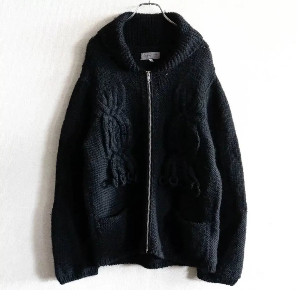 Yohji Yamamoto Wool Zip-Up Jacket