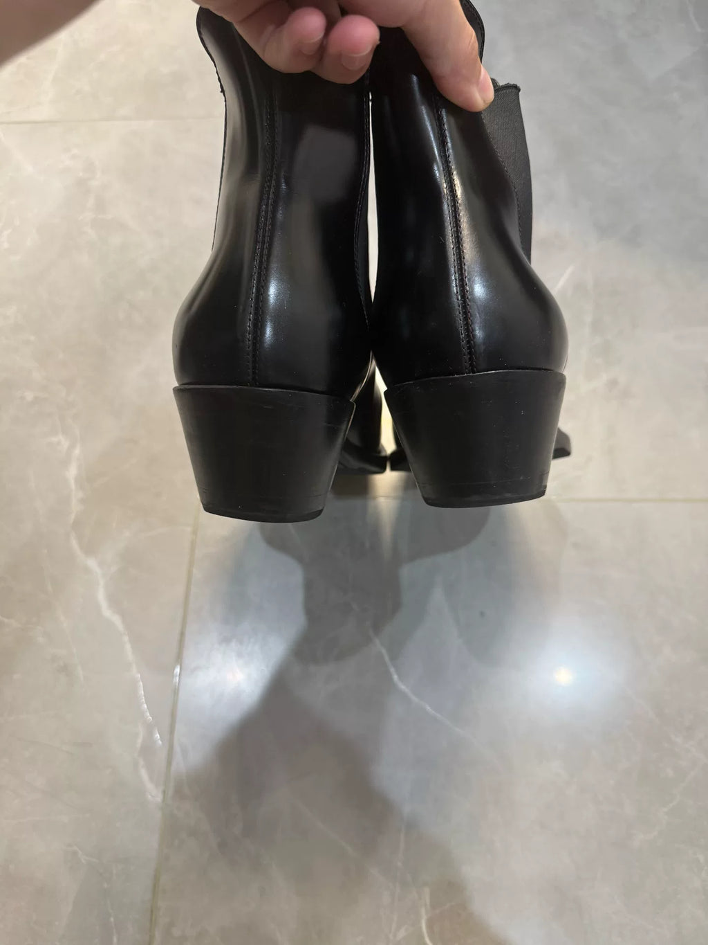Raf Simons SS06 Patent Leather Chelsea Boots