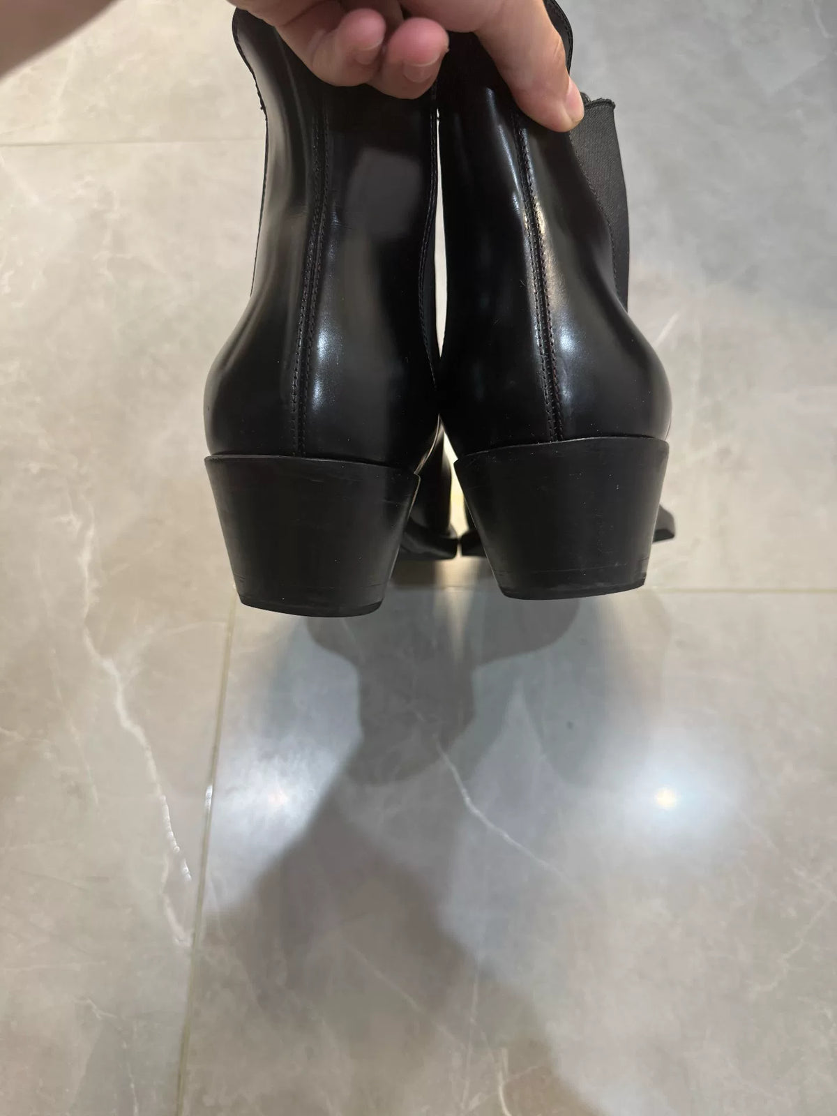 Raf Simons SS06 Patent Leather Chelsea Boots