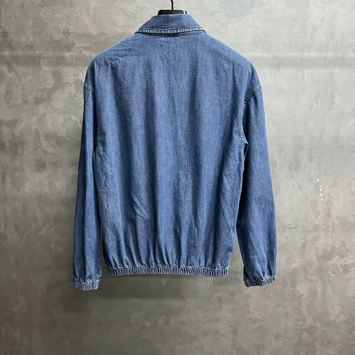 Miu Miu Cotton Zip-Up Denim Jacket