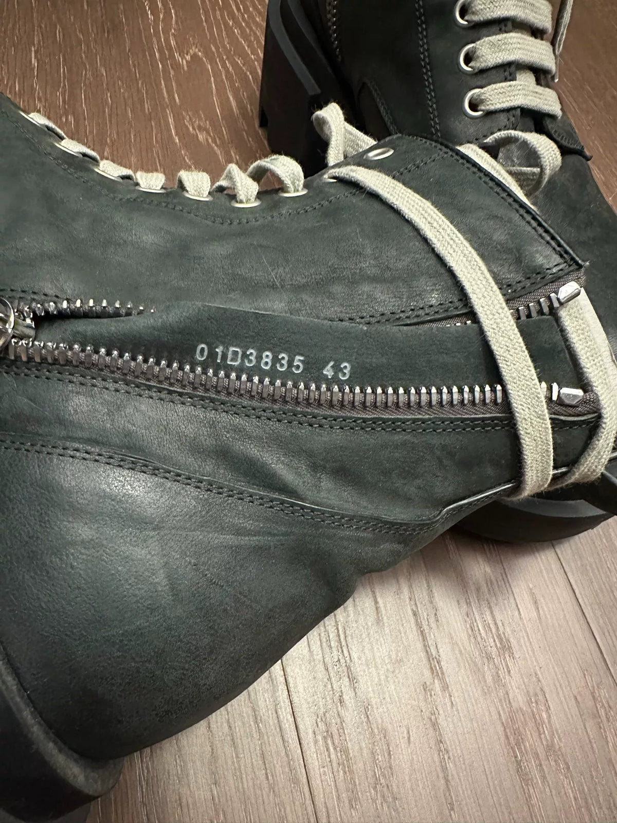 Rick Owens 24ss Mainline Army Bogun High-Top Boots
