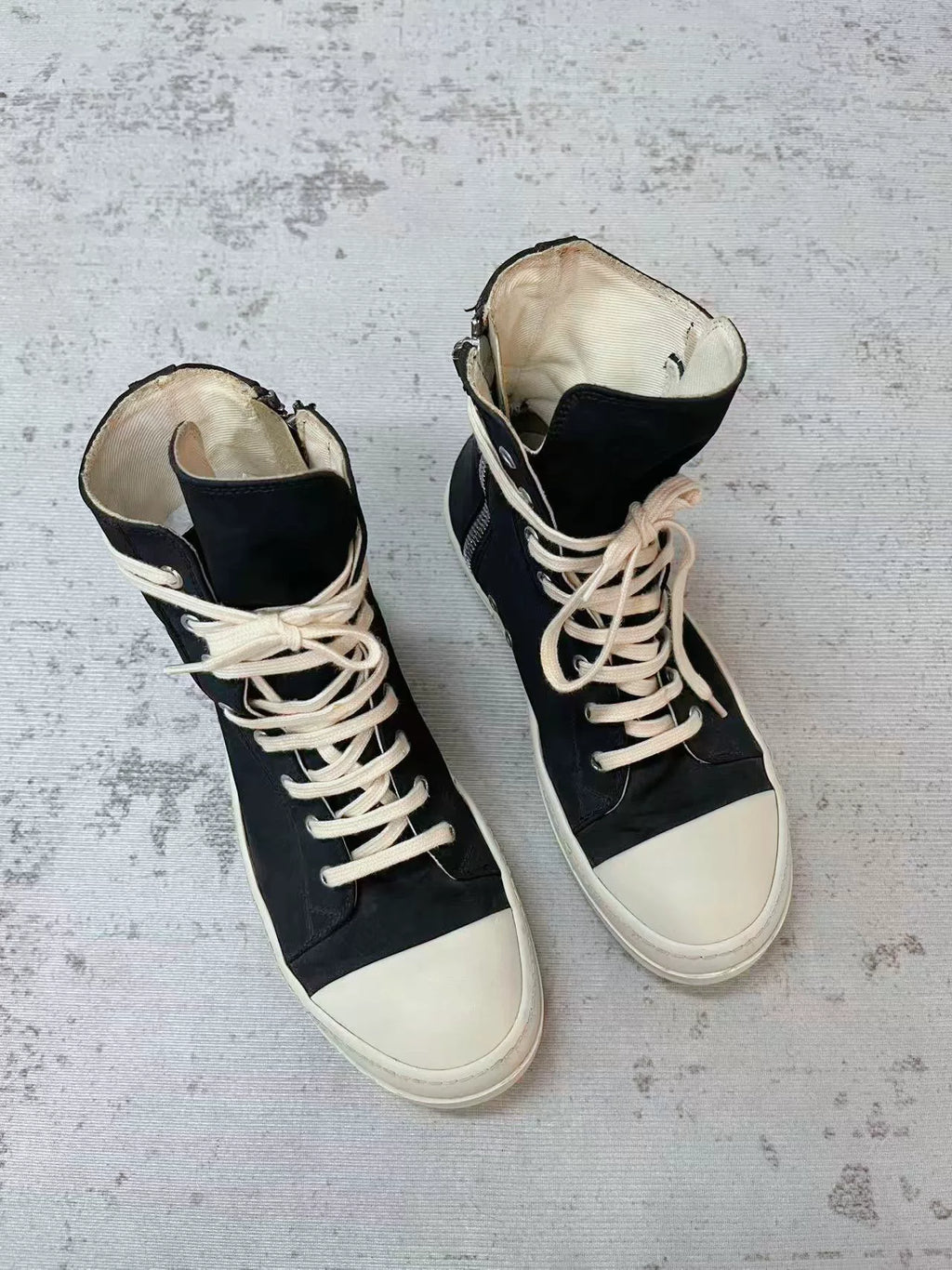 Rick Owens Drkshdw Side Logo Sneakers