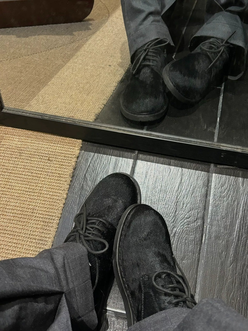Ann Demeulemeester | Horsehair Derby Shoes