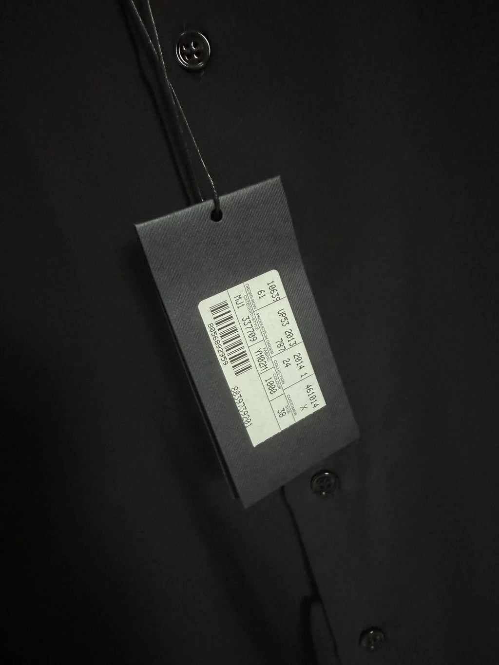 Saint Laurent Slp14ss Black Silk Shirt