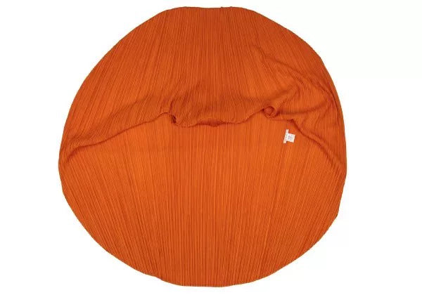 Issey Miyake Vintage Orange Pleated Top