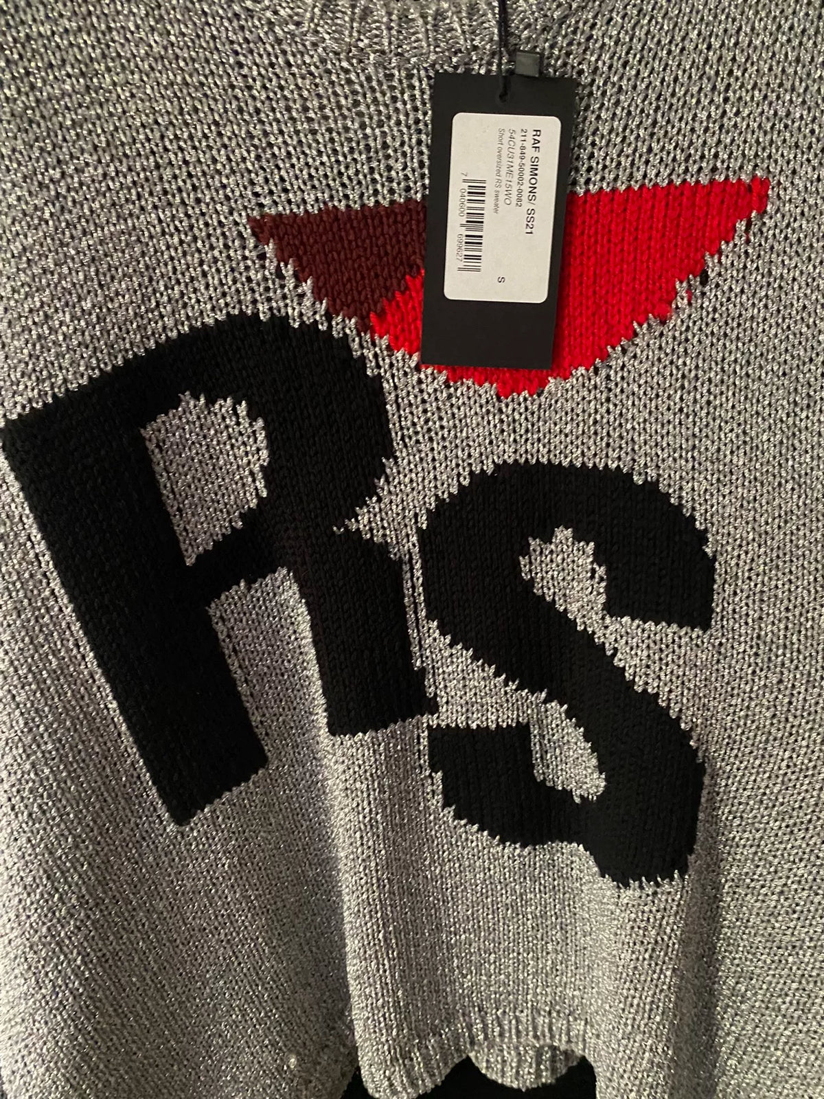 Raf Simons Silver Sweater