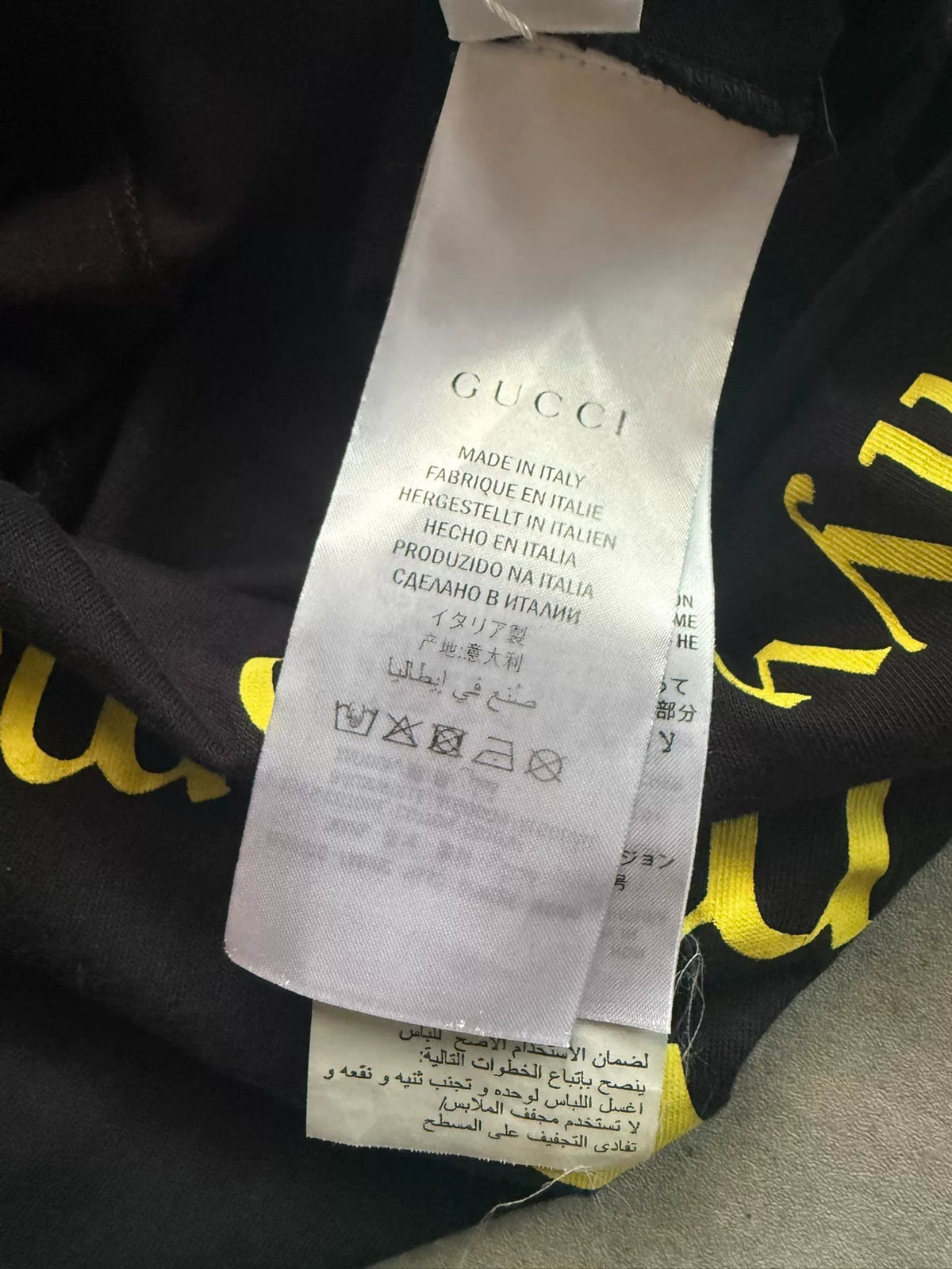 Gucci X Chateau Marmont 19SS Floral Demon Silhouette Short Sleeve T-Shirt
