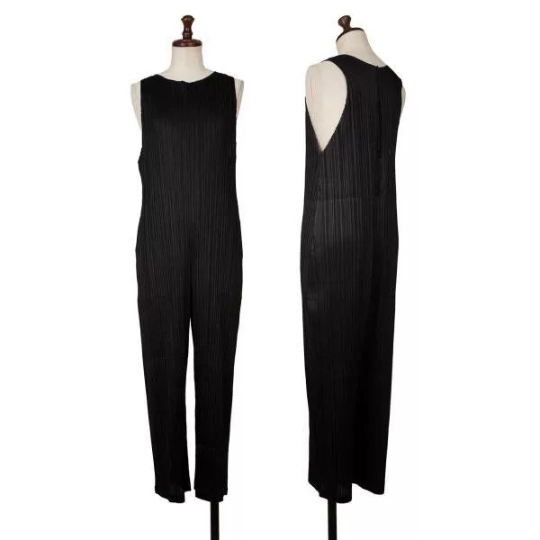Issey Miyake Vintage Black Pleated Jumpsuit