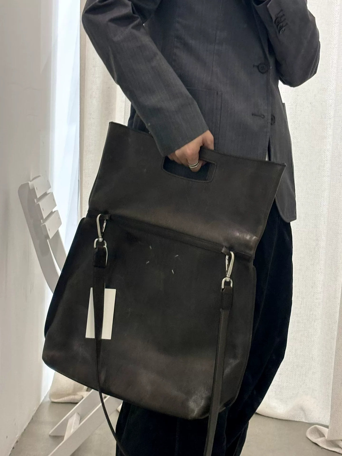 Maison Martin Margiela SS15 Foldable Messenger Bag