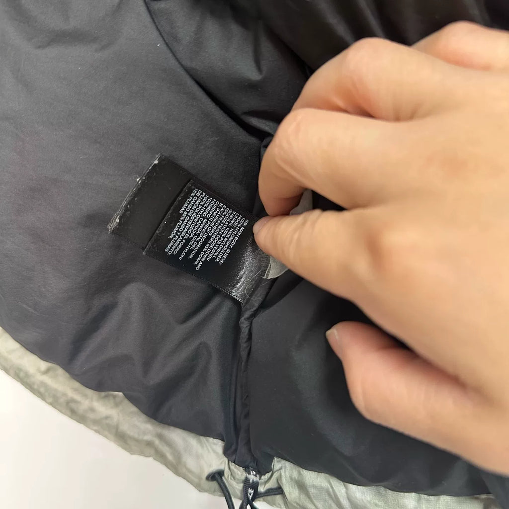 Color-Block Hooded Goose Down Puffer Jacket