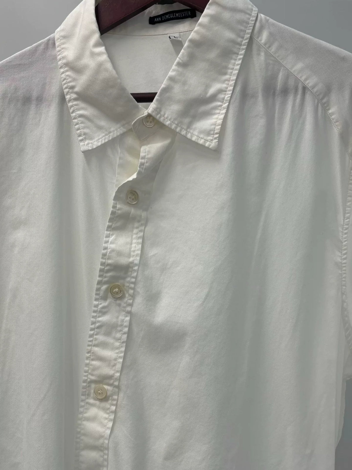 Ann Demeulemeester｜SS2007 Slanted Twist Shirt